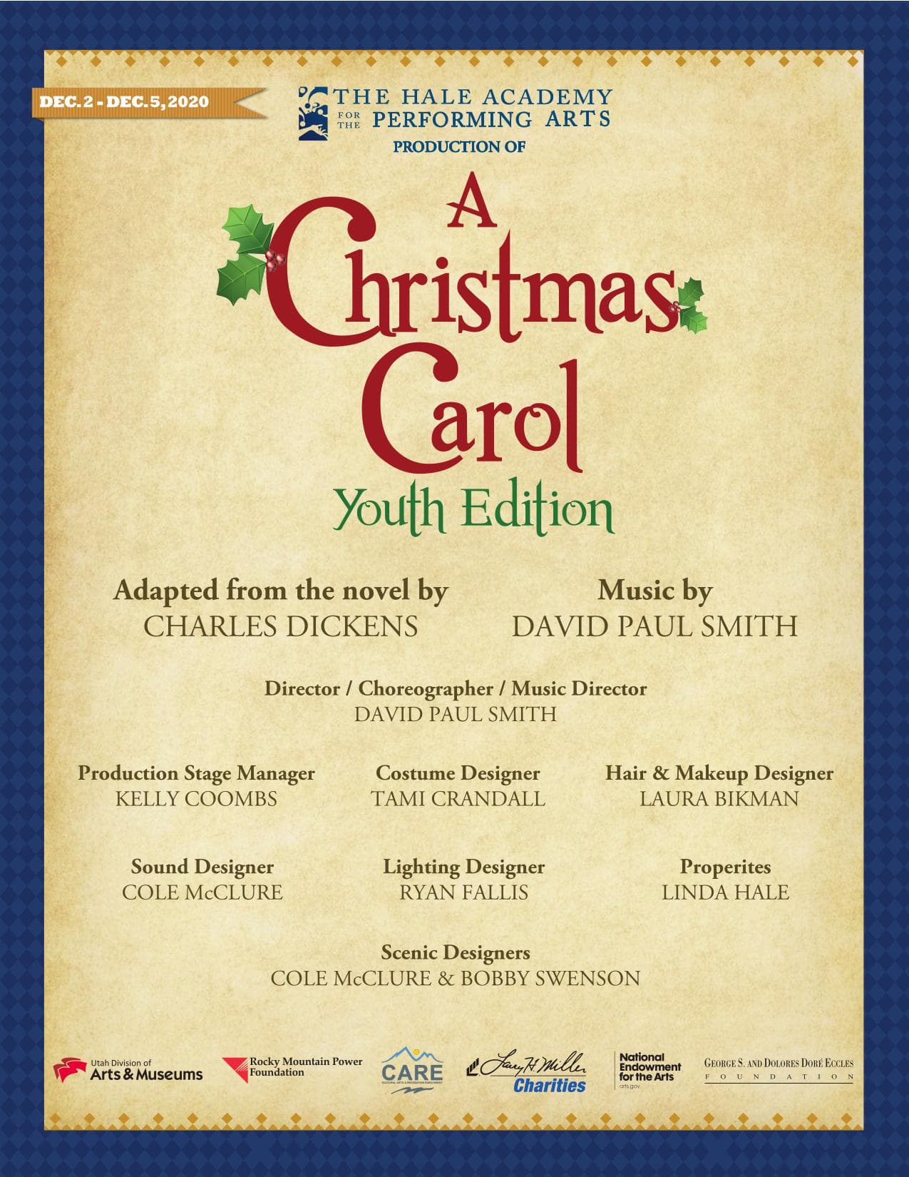 A Christmas Carol Jr. artwork