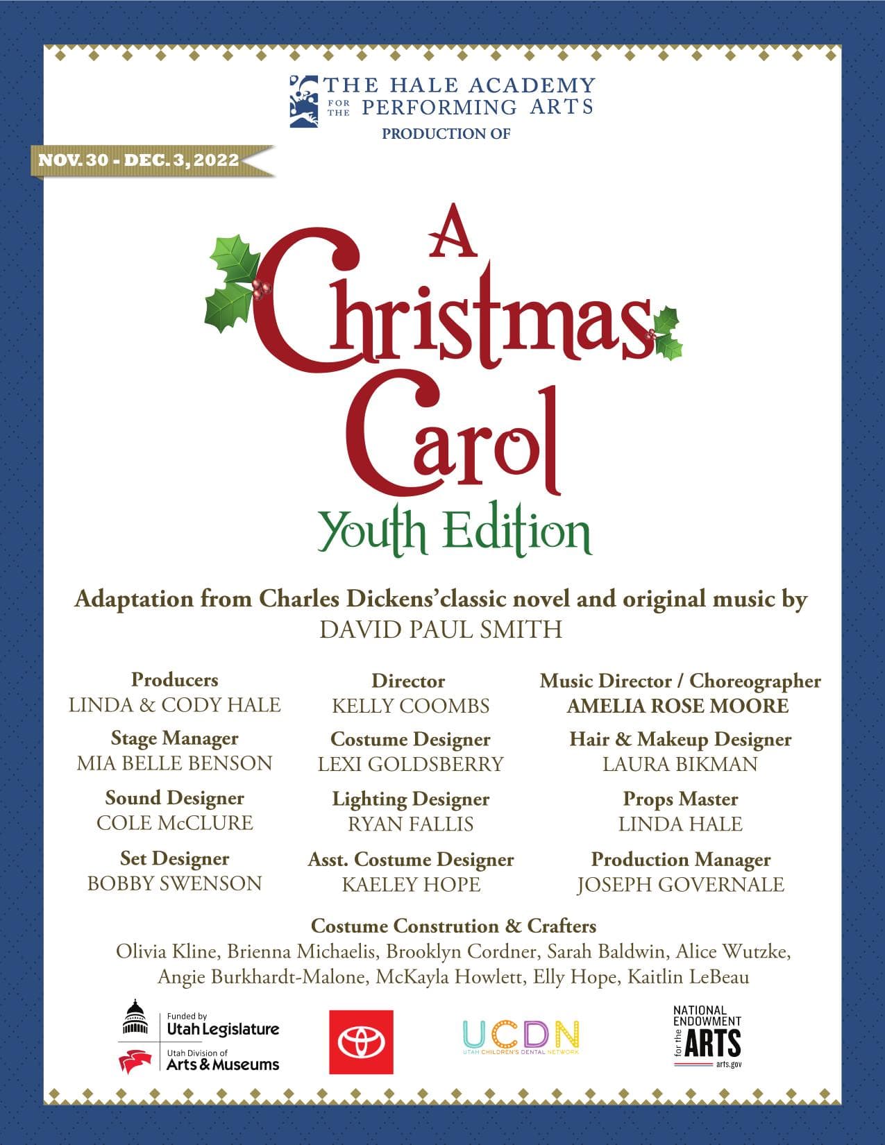A Christmas Carol Jr. artwork