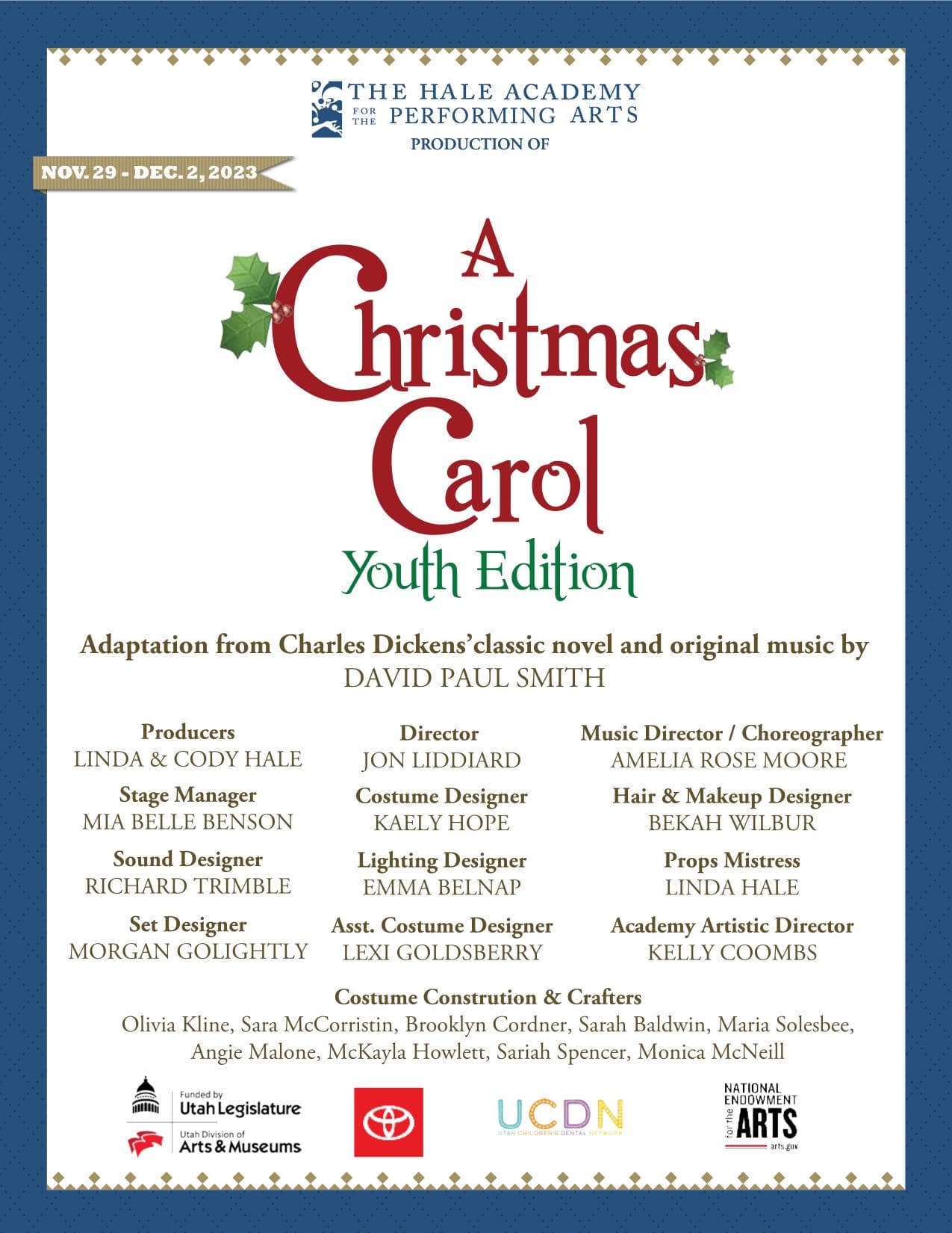 A Christmas Carol Jr. artwork