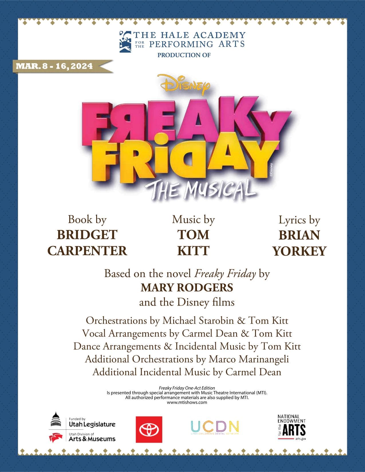 Freaky Friday One-Act Edition artwork