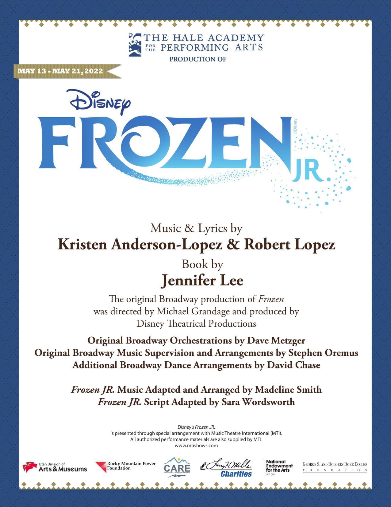 Frozen Jr. artwork