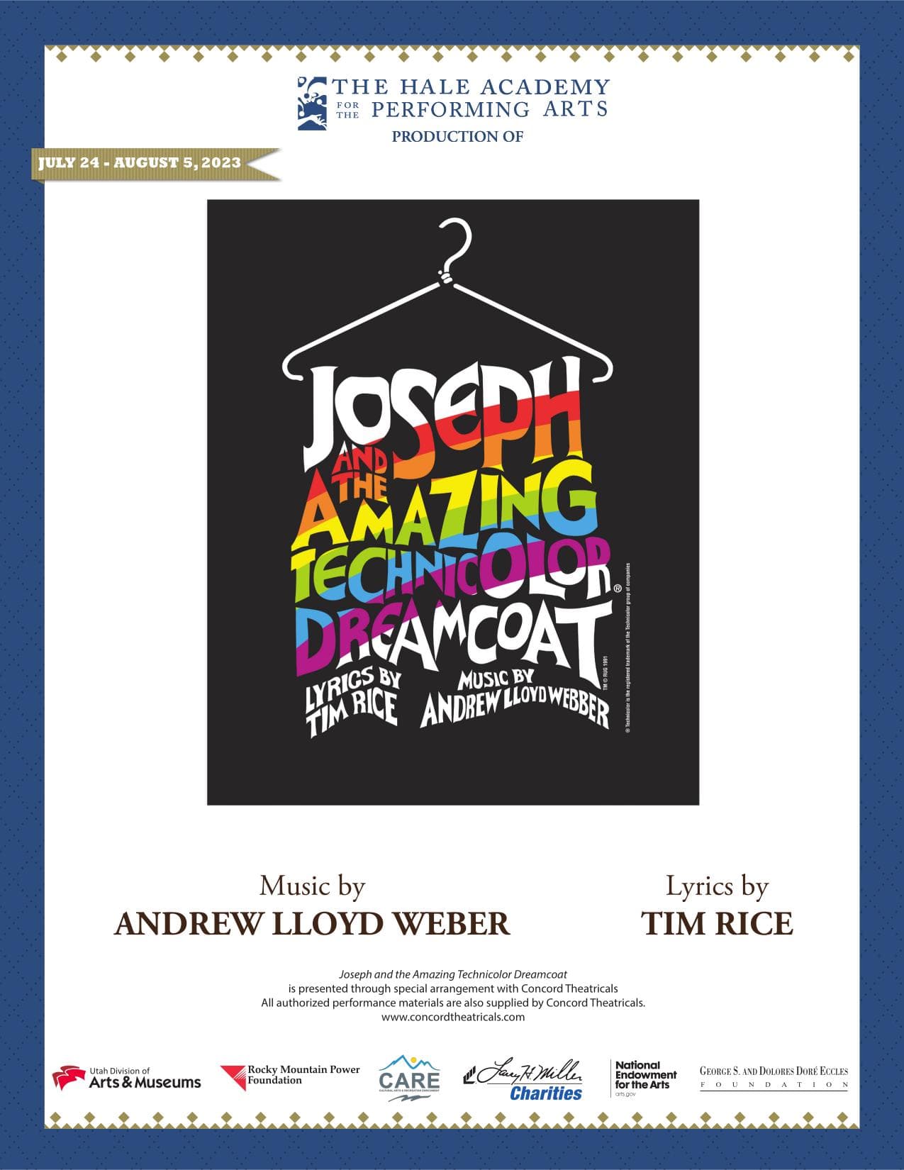 Joseph and the Amazing Technicolor Dreamcoat artwork