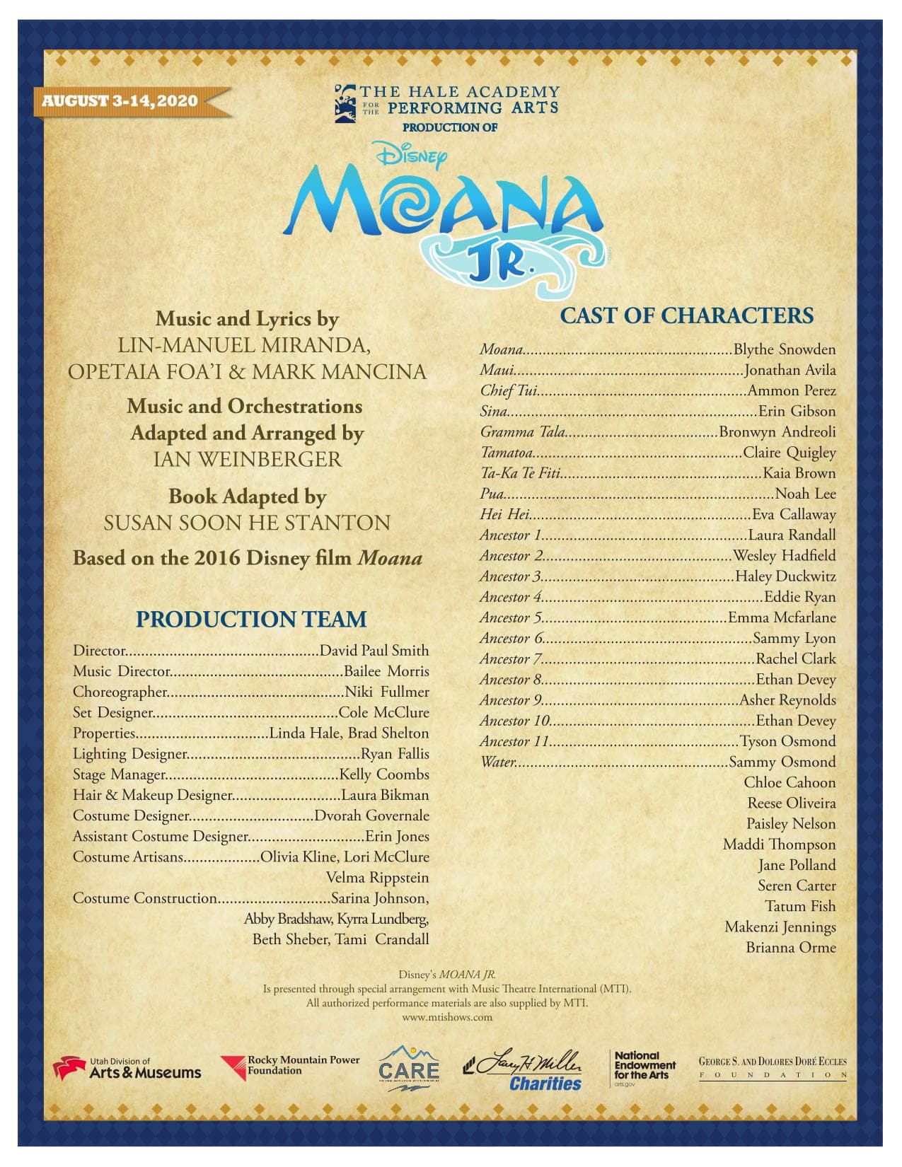 Moana Jr. artwork